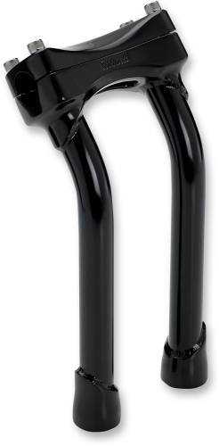 Biltwell Inc. - Biltwell Inc. Murdock Pullback Risers - 10in. - Black - MP-010-HD-BK
