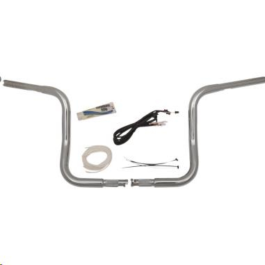 Fat Baggers, Inc. - Fat Baggers, Inc. 1-1/4in. EZ Install Handlebar Kit with Round Top Handlebars - Chrome - 909512