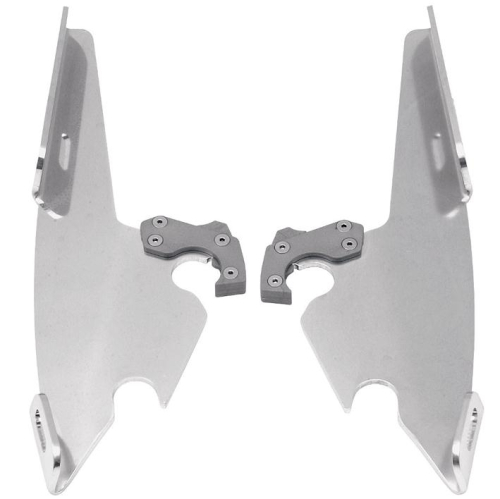 Memphis Shades - Memphis Shades Plates-Only Kit for Changing Fats/Slim to Sportshield - Polished - MEK1821