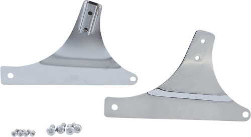 Khrome Werks - Khrome Werks Sissy Bar Sideplates - Chrome - 263730
