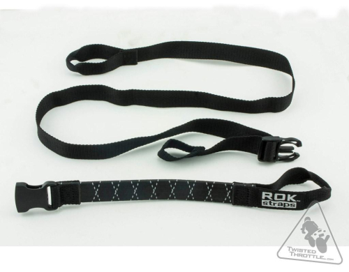 ROK Straps - ROK Straps Motorcycle Strap - Black/Reflective - ROK10050