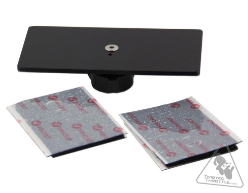 Techmount - Techmount Gen 4 Universal Wide Top Plate Kit with Velcro - Black - 4-60996