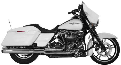 Two Brothers Racing - Two Brothers Racing 2-1 Full Length Exhaust System - Chrome w/ Black Aluminum Tip - 005-4680199