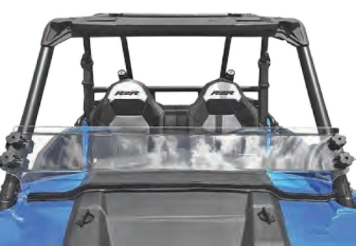 Spike Powersports - Spike Powersports Half Windscreen - Clear - 77-1450