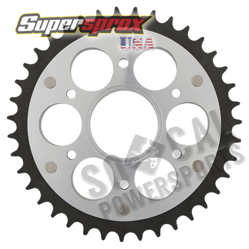 Supersprox - Supersprox Stealth Rear Sprocket - 39T - RST-737-39-SLV