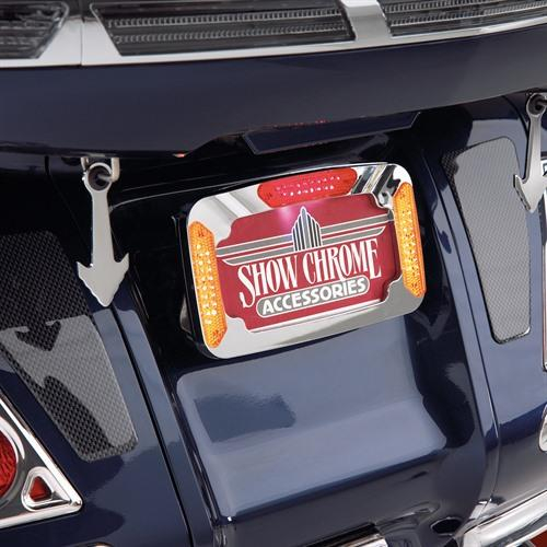 Show Chrome - Show Chrome Contours LED License Plate Holder - 16-131
