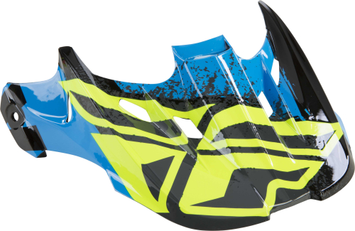 Fly Racing - Fly Racing Visor for Kinetic Burnish Helmets - Blue/Black - 73-47943