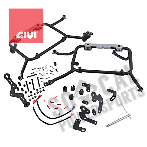 GIVI - GIVI Side Case Mounting Rack for Outback Monokey Cam-Side Cases - PLOR8203CAM