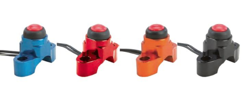 Fly Racing - Fly Racing Billet Spacesaver Perch Mount Kill Switch - Blue - KS-01 BLUE
