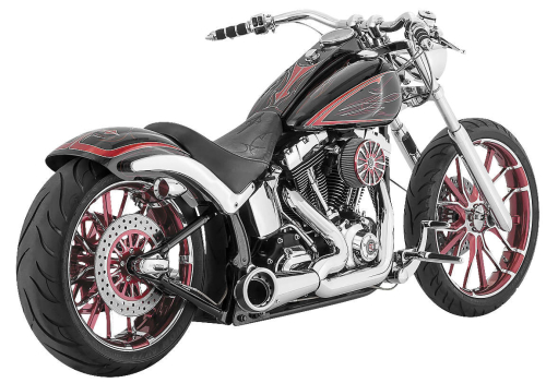 Freedom Performance - Freedom Performance 2-Into-1 Turnout Exhaust System - Chrome/Chrome - HD00524