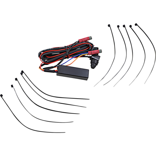 Custom Dynamics - Custom Dynamics LED Driving Light Bar Wire Harness - LB-HARN-UNV