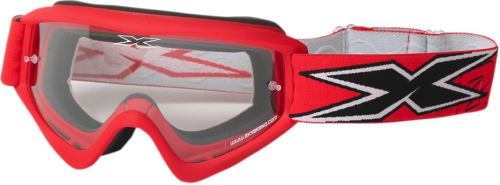 EKS Brand - EKS Brand Go-X Flat Out Goggles - 06710310 - Matte Red / Clear Lens - OSFM