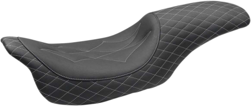 Mustang - Mustang Revere Journey Diamond 2-Up Seat - Gunmetal Gray - 74111GM