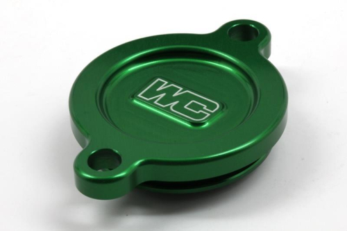 Works Connection - Works Connection Oil Filter Cover - Green - 27-046