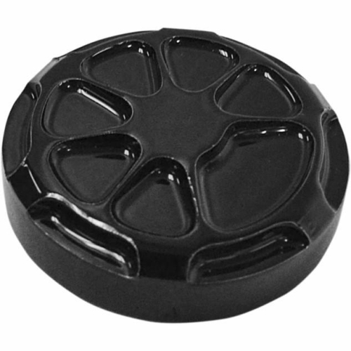 LA Choppers - LA Choppers Fusion Oil Dipstick Cover - Decadent Black Powdercoat - LA-F370-00B
