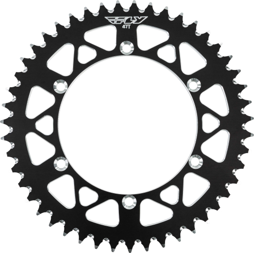 Fly Racing - Fly Racing Aluminum Rear Sprocket - Black - 47T - 422-47 BLK