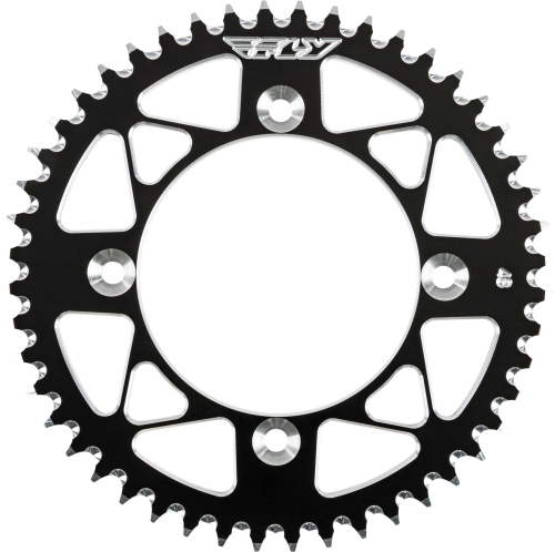 Fly Racing - Fly Racing Aluminum Rear Sprocket - Black - 48T - 505-48 BLK