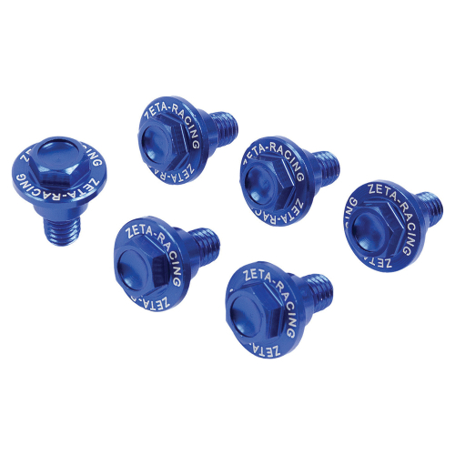 ZETA - ZETA Fork Guard Bolts - Blue - ZE88-9506