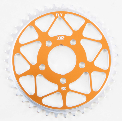 Fly Racing - Fly Racing Aluminum Rear Sprocket - Orange - 39T - 312-39 ORG