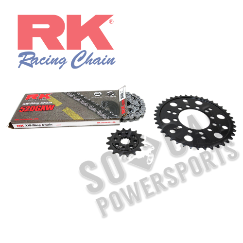 RK - RK Quick Acceleration Chain Kit with Steel Sprocket - Natural - 2108-069P
