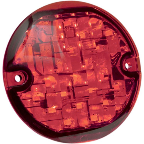 Kuryakyn - Kuryakyn LED Rear Turn Signal Inserts - Flat Style - Red - 5444