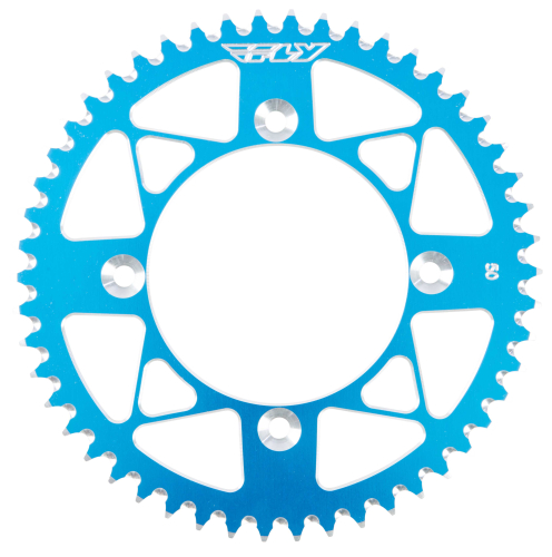 Fly Racing - Fly Racing Aluminum Rear Sprocket - Blue - 50T - 505-50 BLU
