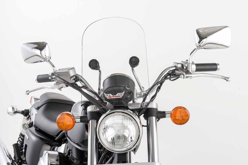 Slipstreamer - Slipstreamer HD-3 Windshield - 1 1/4in. - Clear - HD-3CHR-C-1.25"