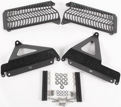 Unabiker - Unabiker Radiator Guards - Black - YWR250F15-K