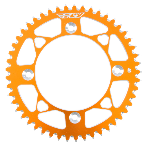 Fly Racing - Fly Racing Aluminum Rear Sprocket - Orange - 49T - 314-49 ORG