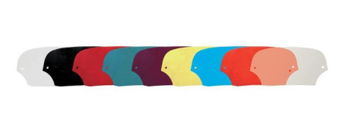 Memphis Shades - Memphis Shades Windshield for Batwing Fairing - 5in. - Blue - MEP8506