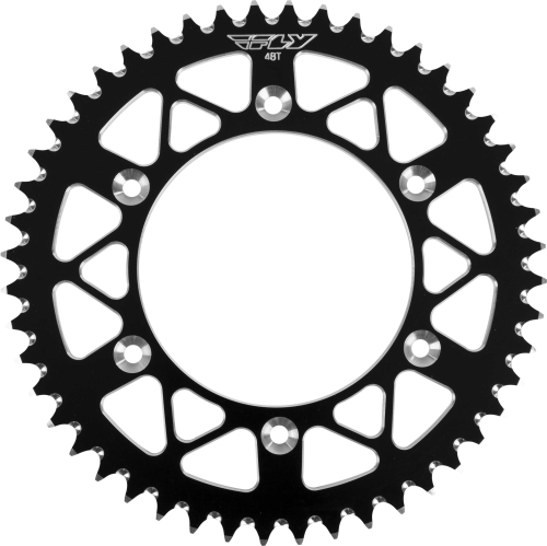Fly Racing - Fly Racing Aluminum Rear Sprocket - Black - 48T - BETA-48 BLK