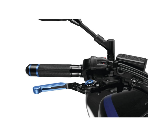 PUIG - PUIG 3.0 Extendable Folding Brake Lever - Black/Blue - 14ANA