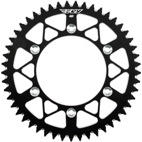 Fly Racing - Fly Racing Aluminum Rear Sprocket - Black - 49T - BETA-49 BLK
