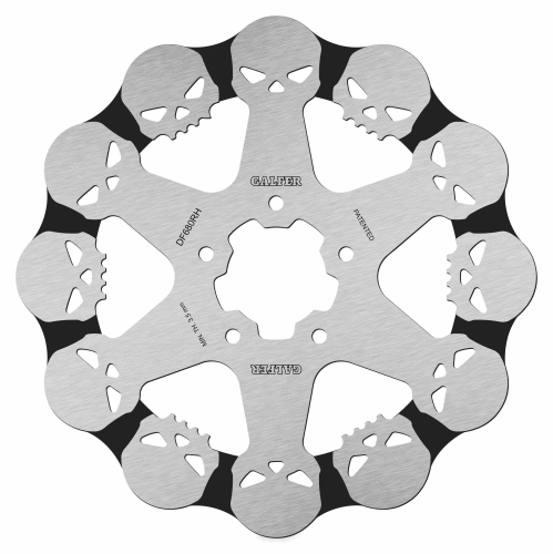 Galfer Brakes - Galfer Brakes Standard Skull Brake Rotor - Stainless - DF835RH