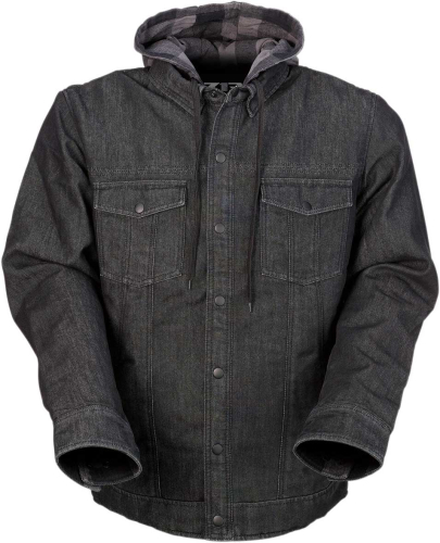 Z1R - Z1R Timber Denim Shirt - 2840-0076 - Black/Gray - Large