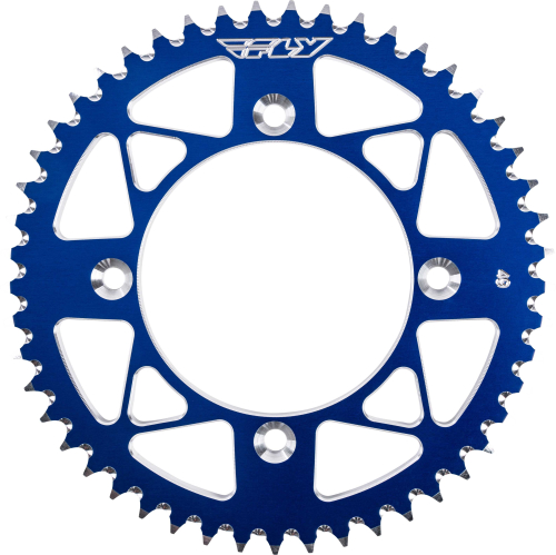 Fly Racing - Fly Racing Aluminum Rear Sprocket - Blue - 49T - 505-49 BLU