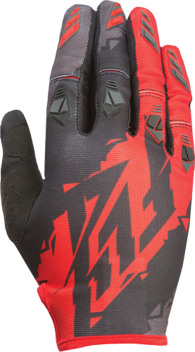Fly Racing - Fly Racing Kinetic Gloves (2017) - 370-41208 - Black/Red - 8