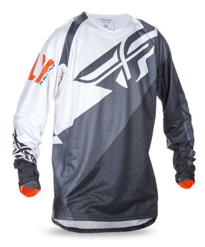 Fly Racing - Fly Racing Evolution 2.0 Jersey (2017) - 370-220S - Black/White/Orange - Small