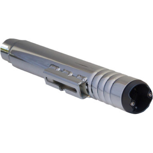 FireBrand - FireBrand 2 1/4in. Rip-Rod Slip-Ons - Chrome with Black End Caps - 211001