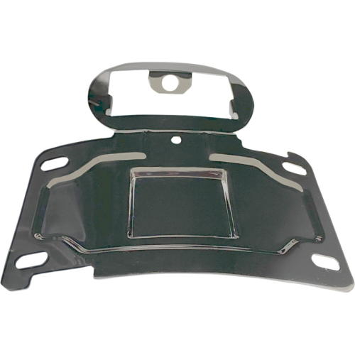 Custom Dynamics - Custom Dynamics License Plate Relocation Mounts - Chrome - CD-TLLP-KIT-C