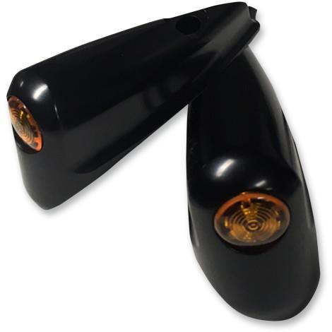 Eddie Trotta Designs - Eddie Trotta Designs Front LED Turn Signals - Black - TC-948B