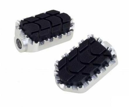 PUIG - PUIG Enduro Footpegs - Adventure - Silver - 7587P