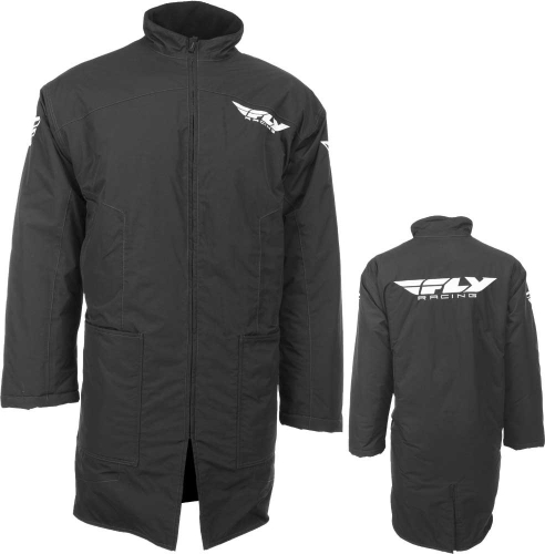 Fly Racing - Fly Racing Pit Coat - 470-4050 - Black - OSFM