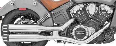 Freedom Performance - Freedom Performance 4in. Eagle Slip-Ons - Chrome/Black Tips - IN00070