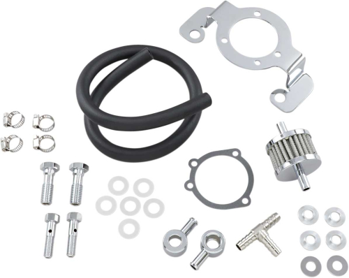 Drag Specialties - Drag Specialties Crankcase Breather/Support Bracket Kit - DS-289082