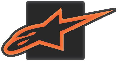 Alpinestars - Alpinestars MX Trailer Hitch Cover - Black/Orange - 1037-94000-1040