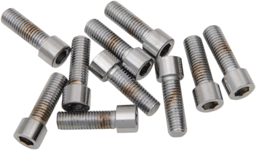 Drag Specialties - Drag Specialties Fine-Thread Socket-Head Bolts - 1/4in.-28 x 3/4in. - MPB210S