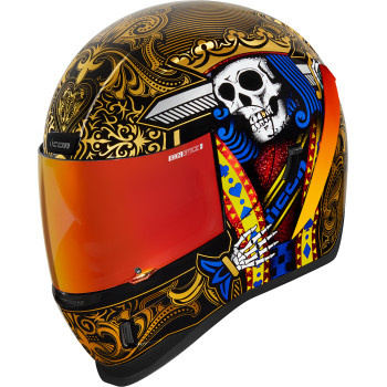Icon - Icon Airform Suicide King Helmet - 0101-14731 - Gold - X-Large