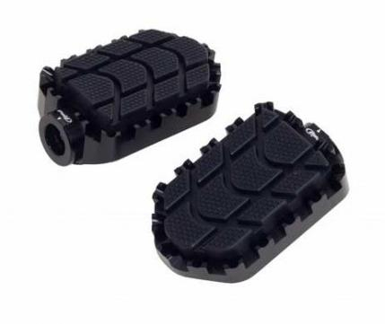 PUIG - PUIG Enduro Footpegs - Adventure - Black - 7587N