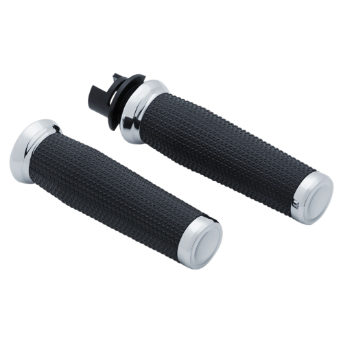Kuryakyn - Kuryakyn Thresher Grips - Chrome - 5944